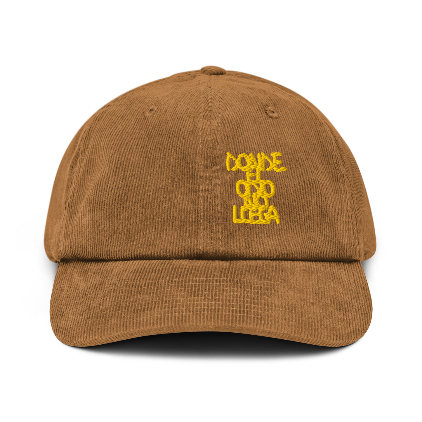 Gorra de Pana "Donde el odio no llega"