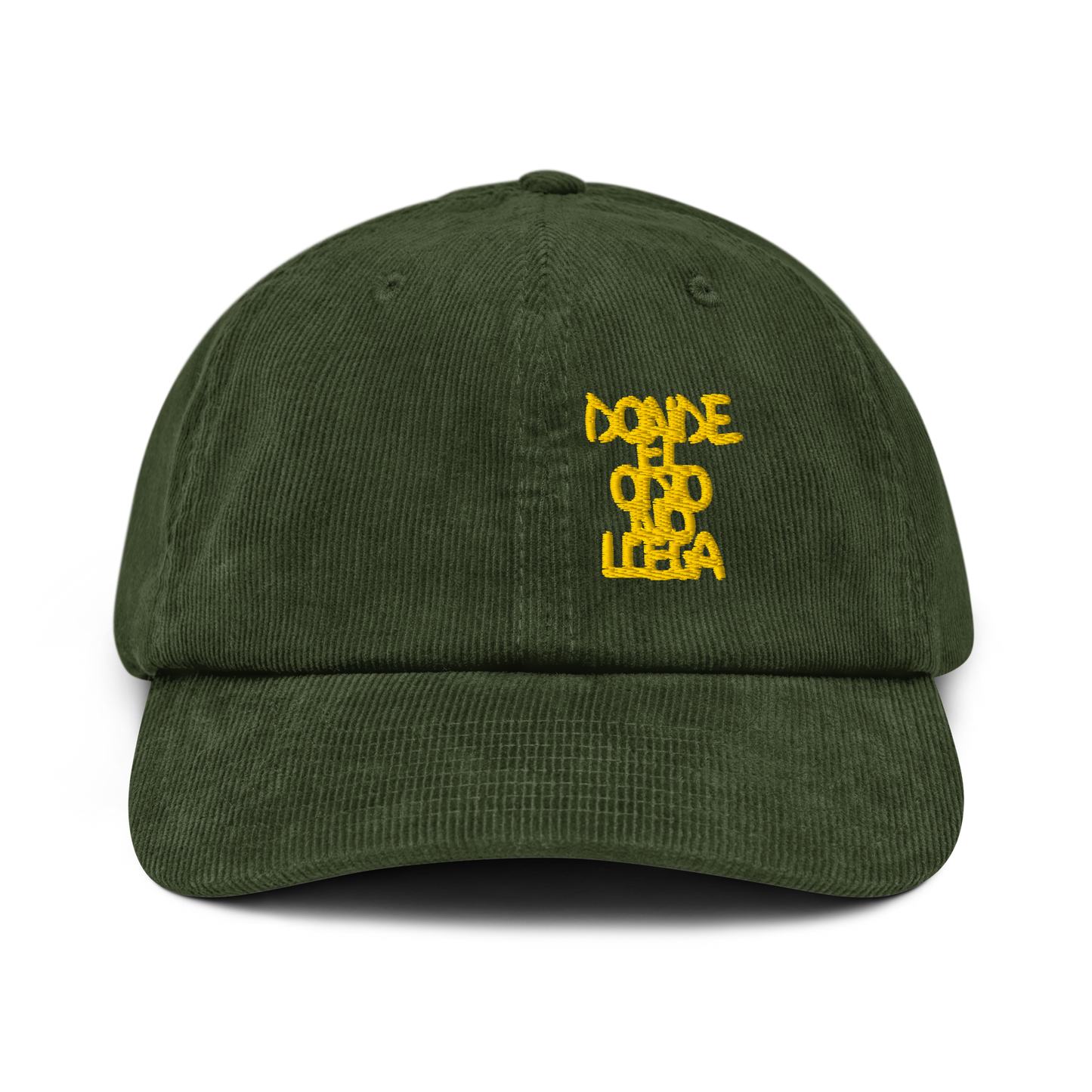 Gorra de Pana "Donde el odio no llega"